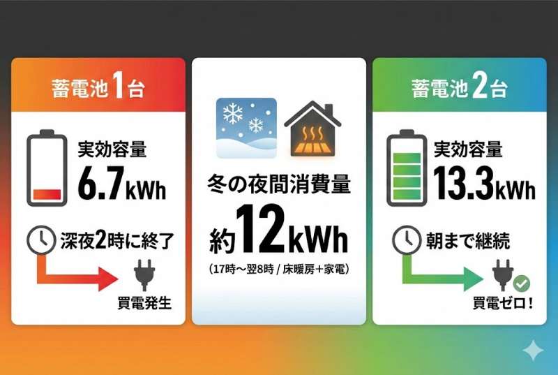 容量と使い切りレベルの最適バランス