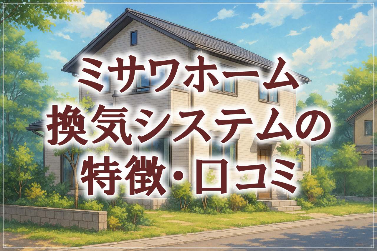 ミサワホームの換気システムは寒い？特徴から掃除・費用まで解説