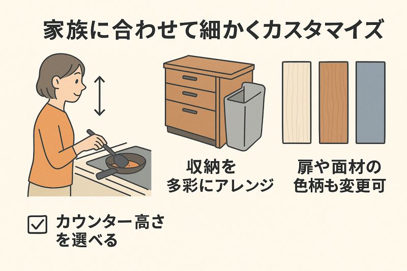人気のペニンシュラ型やアイランド型