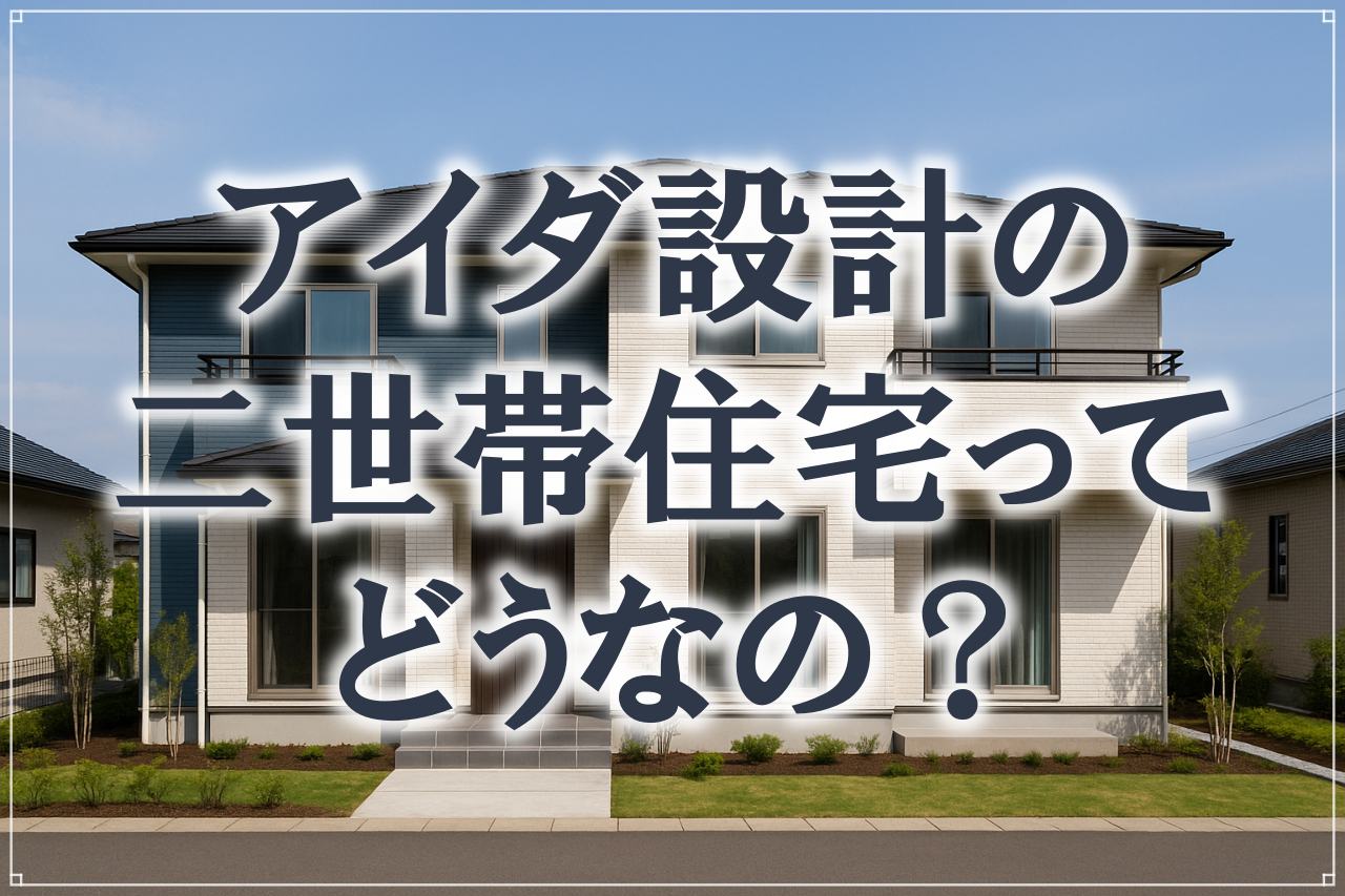 アイダ設計の二世帯住宅を徹底分析！気になる価格・評判・間取り