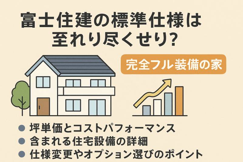 富士住建の標準仕様がすごい!価格と全体像