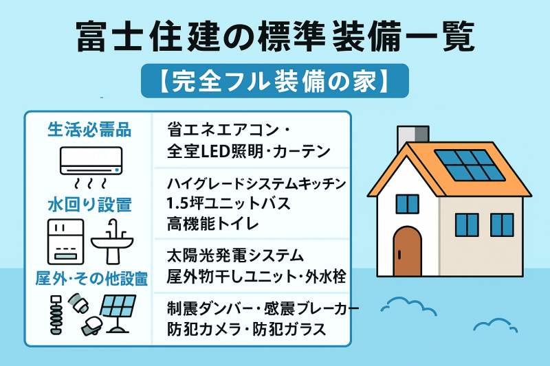 設備別に見る富士住建の標準仕様を徹底解説