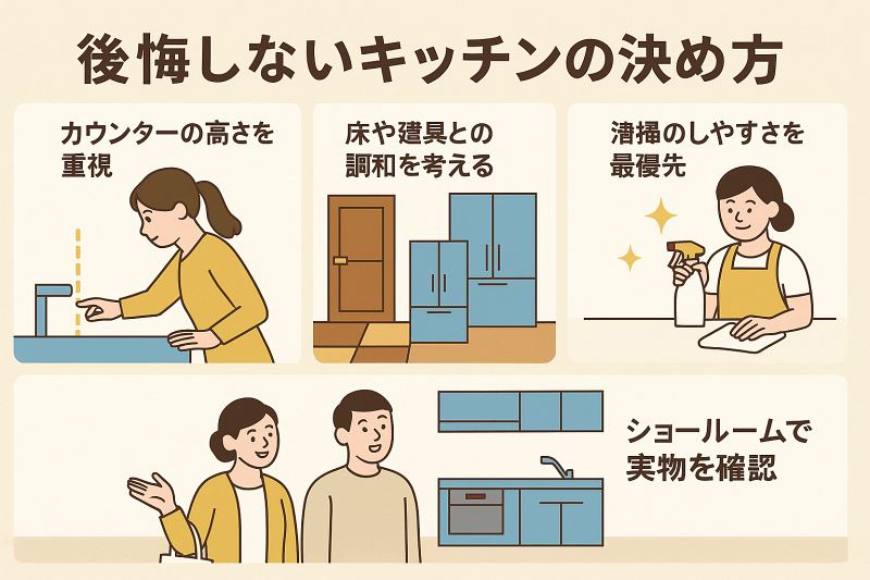 理想を実現する富士住建キッチンの選び方