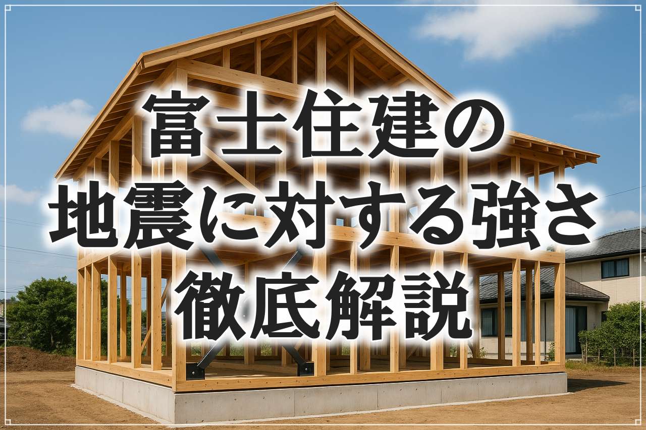 富士住建の耐震等級は？地震に強い家づくりの知識とベストなチョイスは