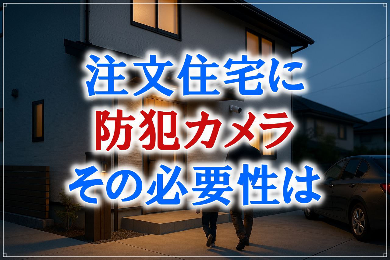 注文住宅の防犯カメラはどうする？失敗しない設置計画と費用・選び方の全知識