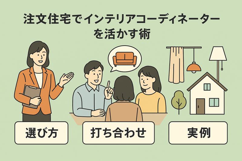 注文住宅でインテリアコーディネーターを活かす術は