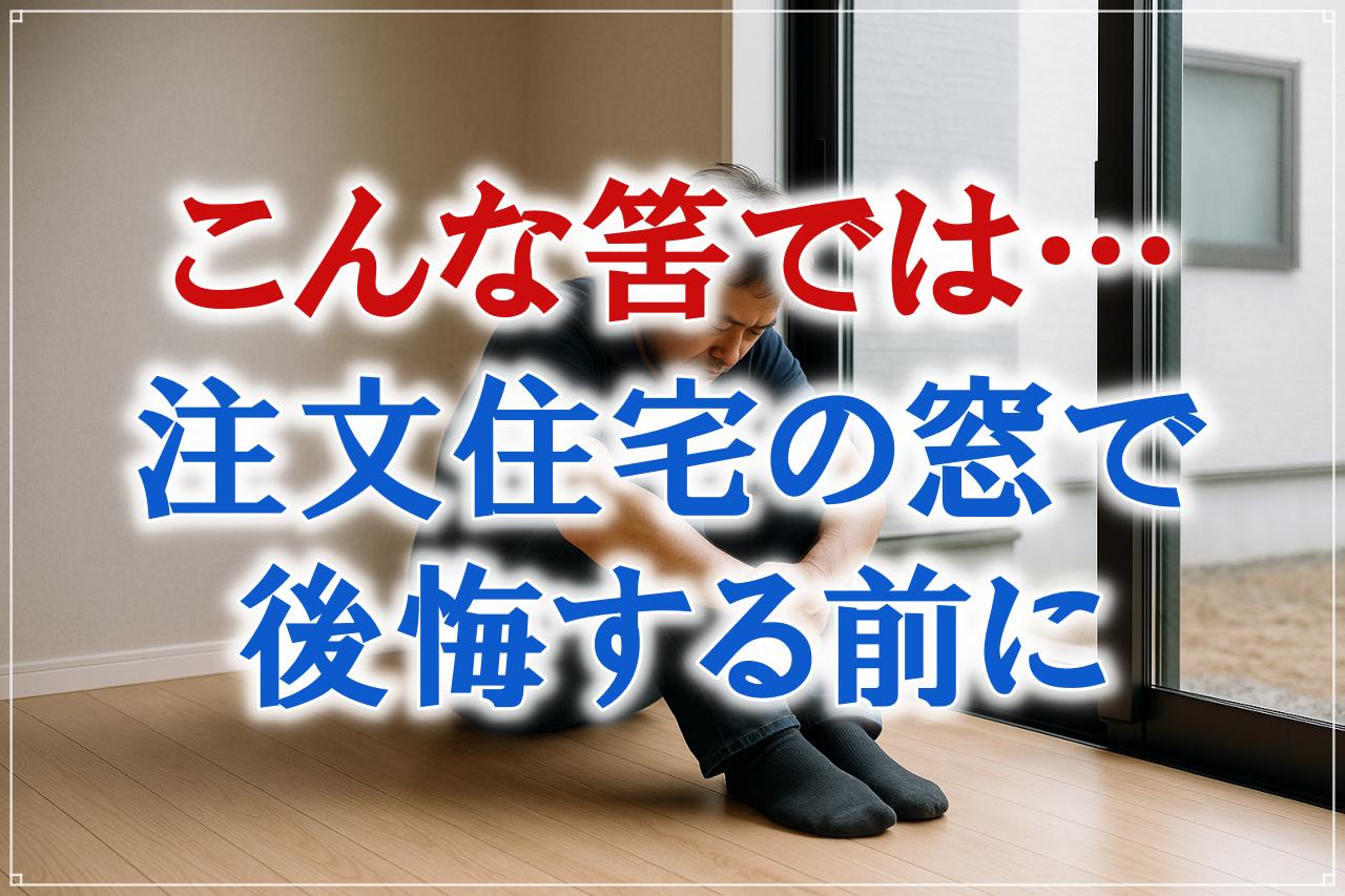 注文住宅の窓で後悔しない！美観・快適性・防犯を兼ね備えた窓の設計術とは
