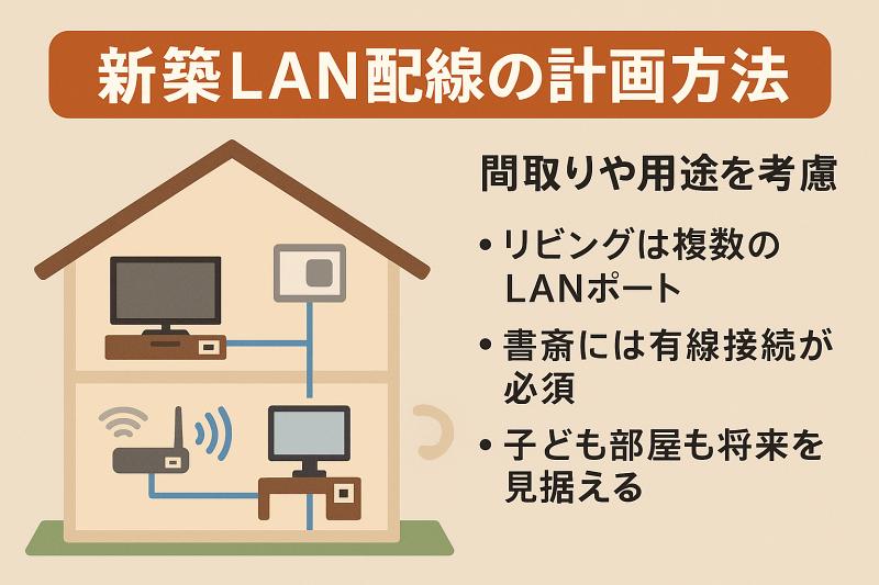 失敗しない注文住宅LAN配線の計画方法