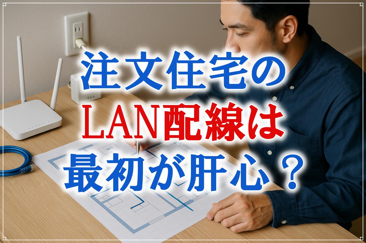 注文住宅のLAN配線はここがポイント｜失敗しない計画から費用まで徹底解説