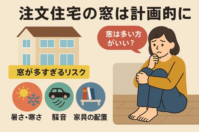 注文住宅の窓で後悔する前によくある誤解