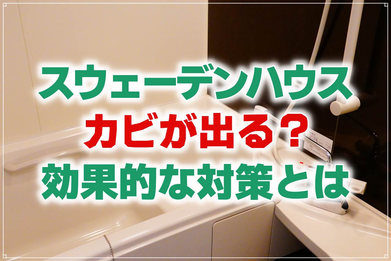 スウェーデンハウスはカビやすいって本当?噂の真相と効果的な対策を解説