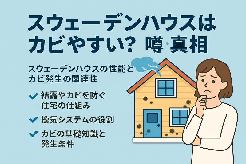 スウェーデンハウスはカビやすい?噂の真相