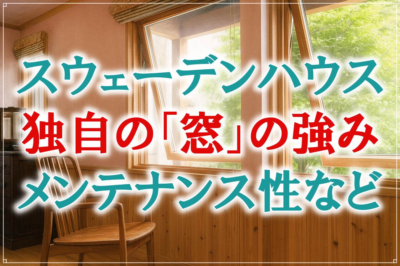 スウェーデンハウスの窓を徹底解剖！こだわりの特徴や価格・耐久性など