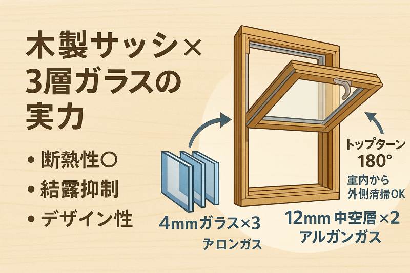 スウェーデンハウスの窓が持つ基本性能