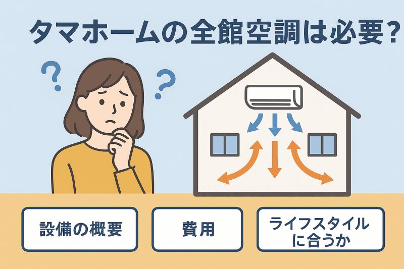 タマホームの全館空調を支える換気システム