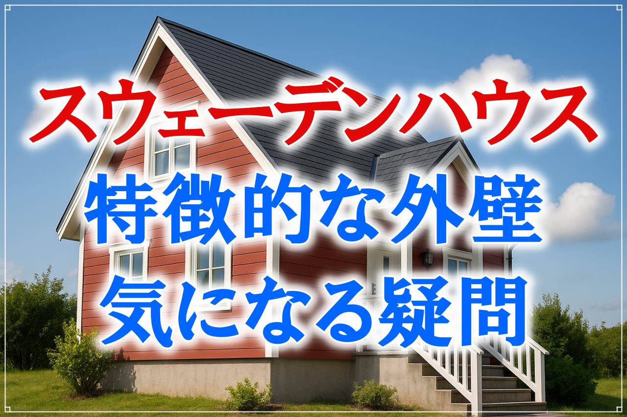 スウェーデンハウスの外壁は色が超重要！人気カラーとメンテナンスの注意点は