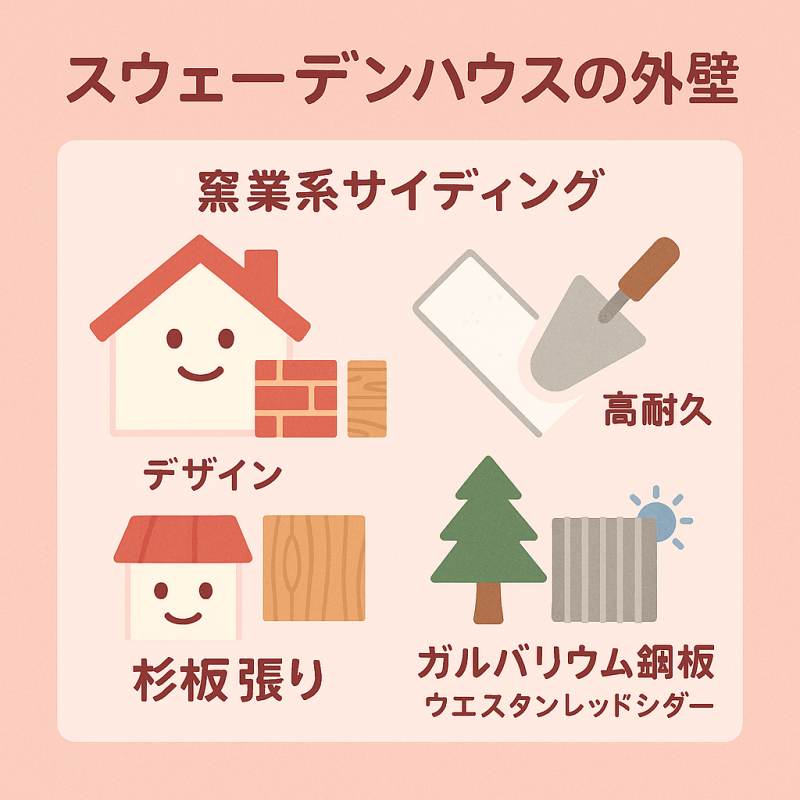 スウェーデンハウスの外壁色の選び方