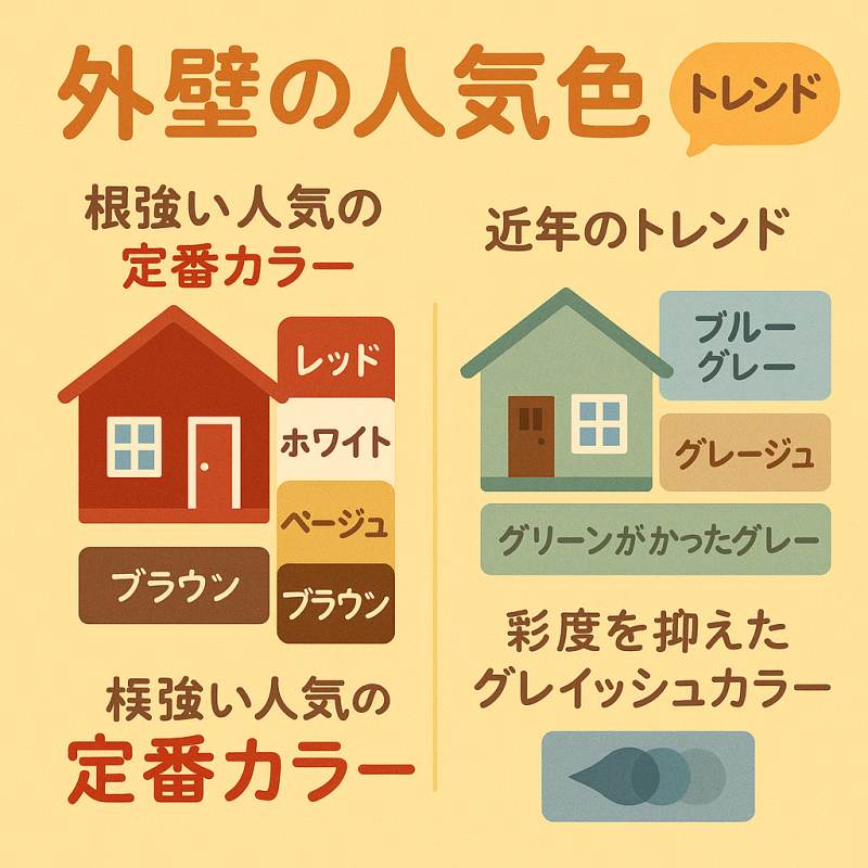 スウェーデンハウスの外壁色とメンテナンス