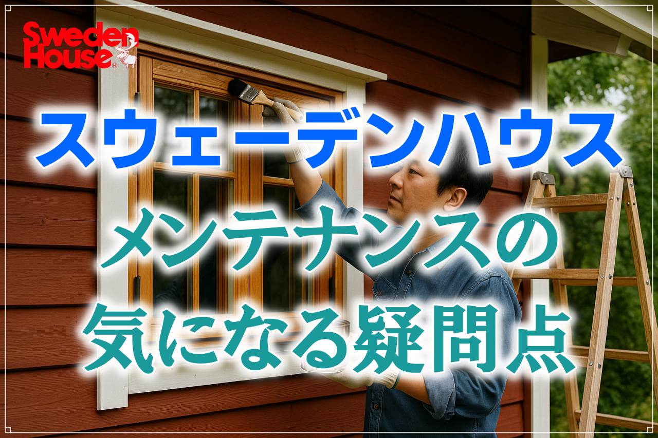 スウェーデンハウスのメンテナンスを徹底解剖！費用面・他社に対しての強みは