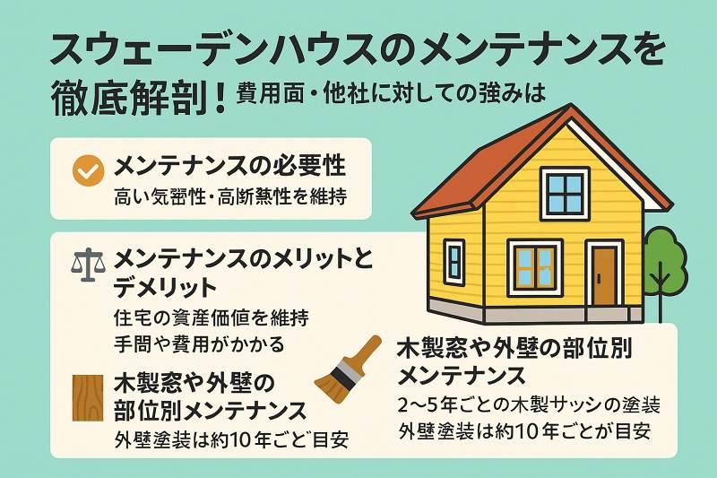 スウェーデンハウス メンテナンスの必要性