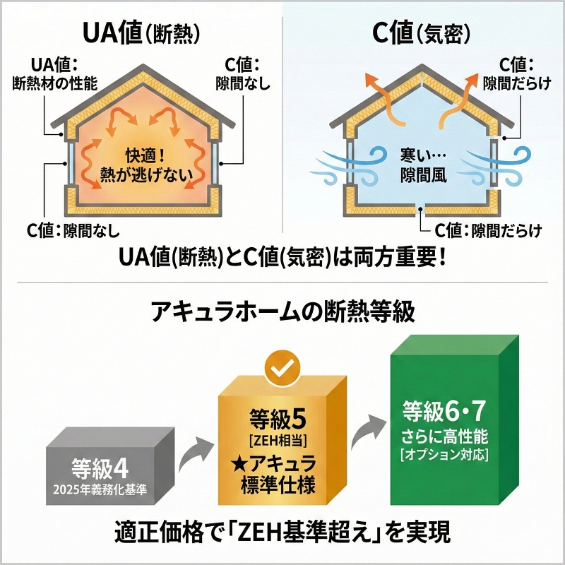 UA値とC値の関係性を正しく理解