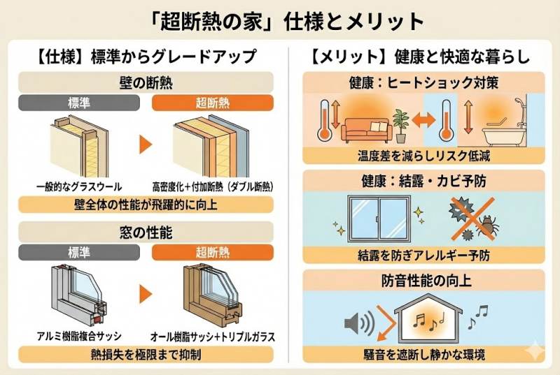 「アキュラホーム」超断熱の家の仕様とメリット