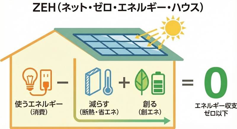 ZEH基準を超える家づくりへの取り組み