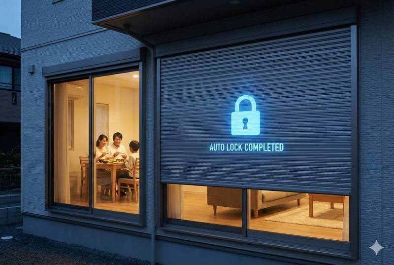 防犯性の向上と災害から窓を守る役割